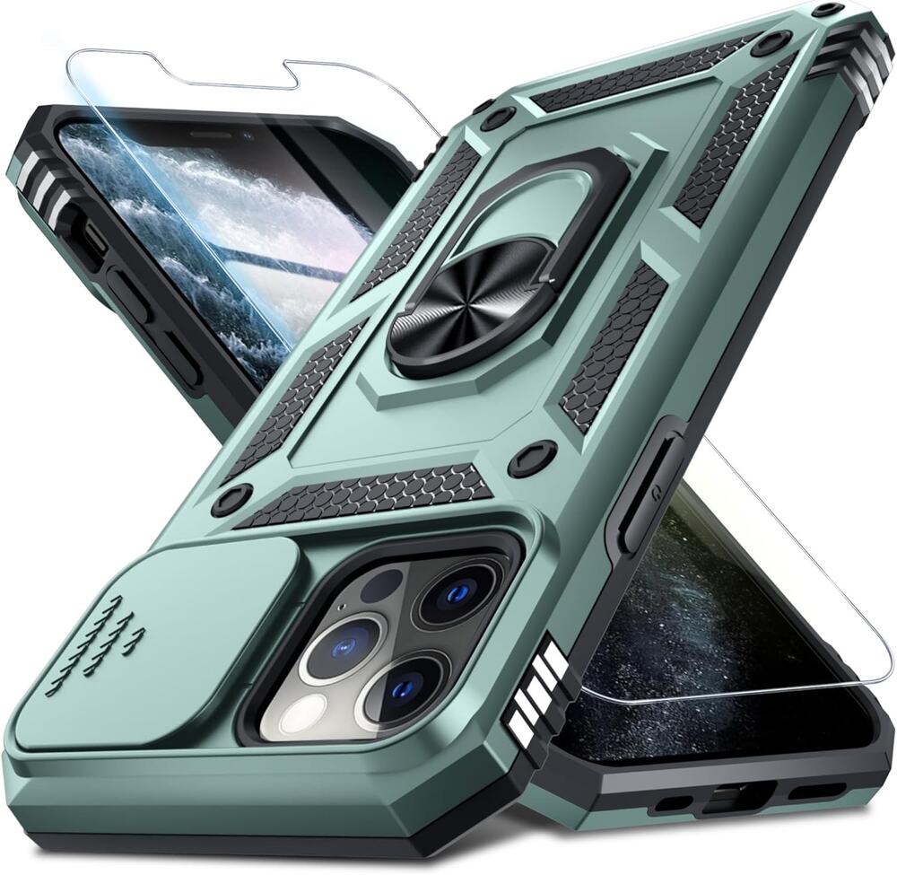 Janmitta Case For IPhone 11 Pro Max Phone Cover Built In Slide Camera Lens Cover